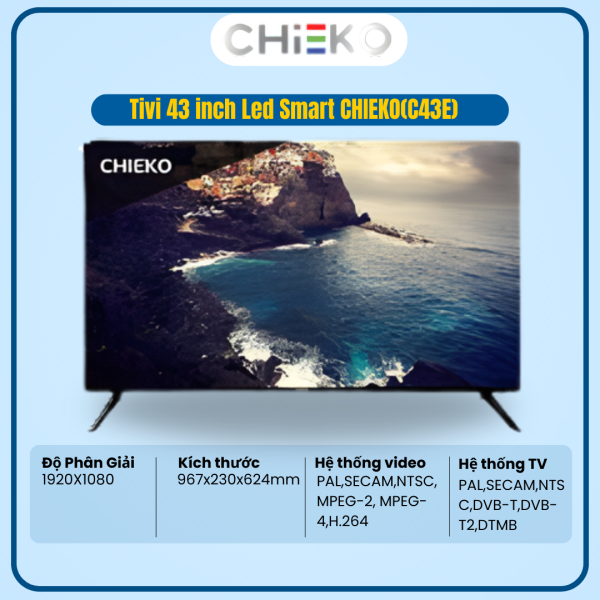 TIVI 43 INCH LED SMART CHIEKO C43E
