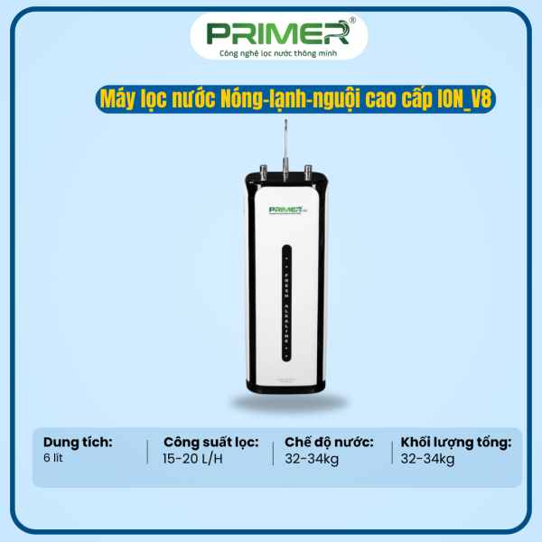 MÁY LỌC NƯỚC ION KIỀM PRIMER ION_V8