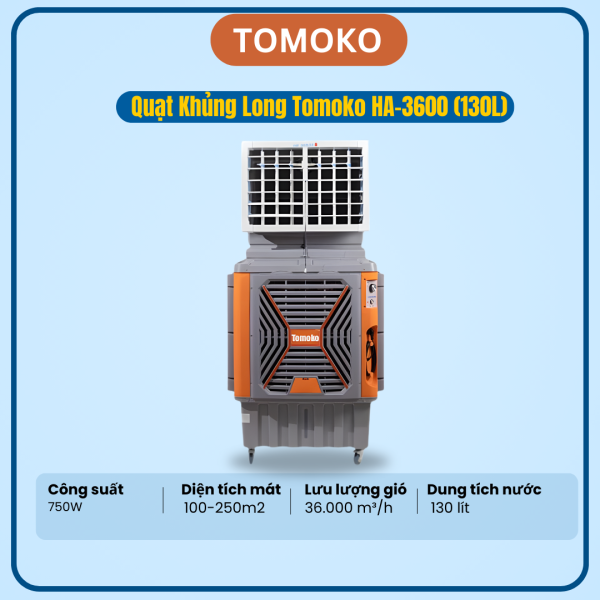 QUẠT KHỦNG LONG TOMOKO HA-3600 (130L)