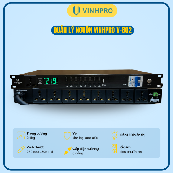 QUẢN LÝ NGUỒN VINHPRO V-802