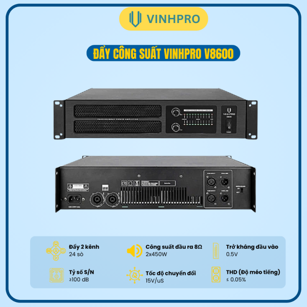 ĐẨY CÔNG SUẤT VINHPRO V8600