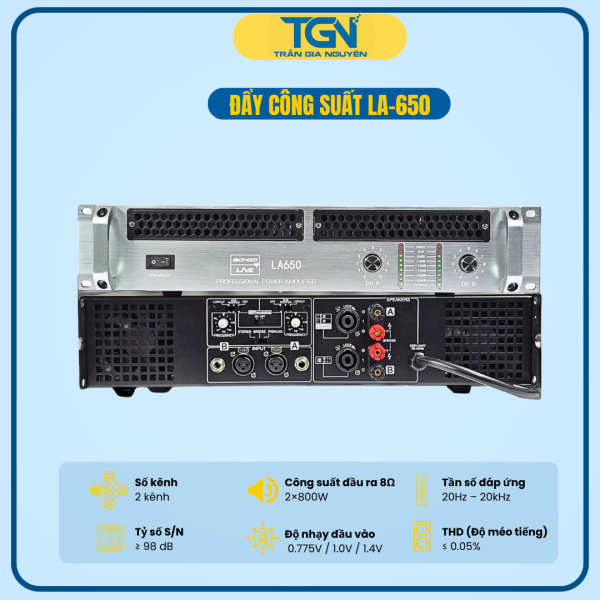 ĐẨY CÔNG SUẤT LA-650