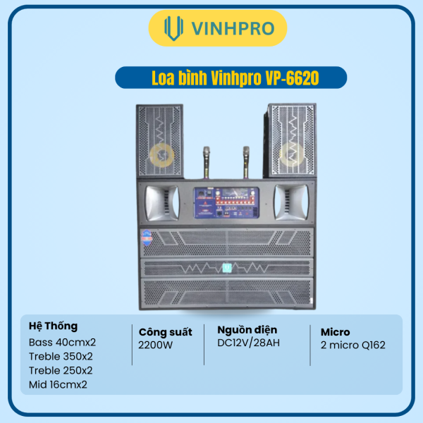 LOA BÌNH VINHPRO VP-6620