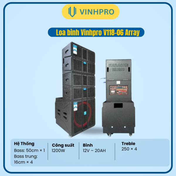 LOA BÌNH VINHPRO V118-06 ARRAY