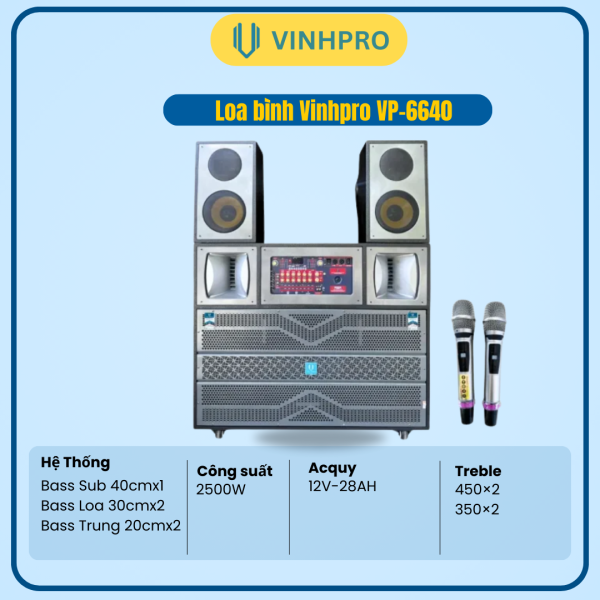 LOA BÌNH VINHPRO VP-6640