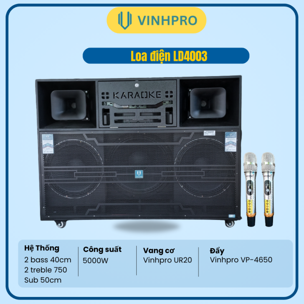 LOA ĐIỆN VINHPRO LD4003
