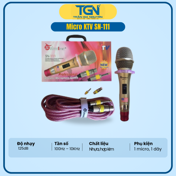 MICRO CÓ DÂY SHUNISON KTV SN-111