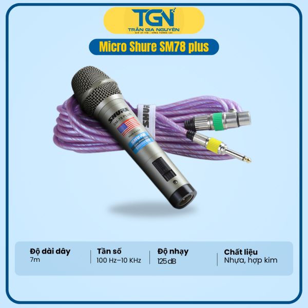 MICRO SHURE SM78 PLUS