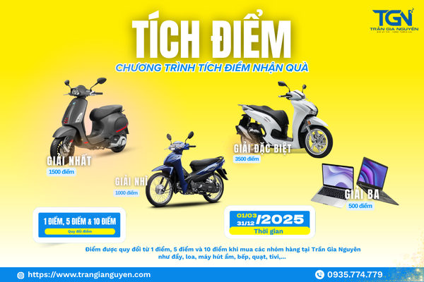 Chương Trình Khuyến Mãi Tích Điểm Nhận Quà Trần Gia Nguyên