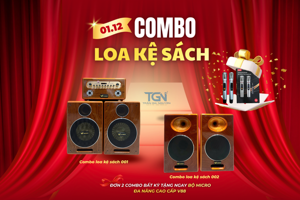 Chương Trình Khuyến Mãi Combo Loa Kệ Sách