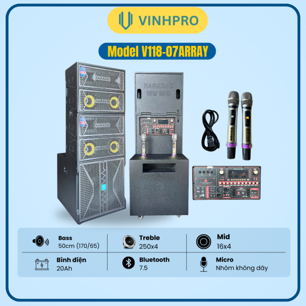 LOA BÌNH VINHPRO V118-07ARRAY