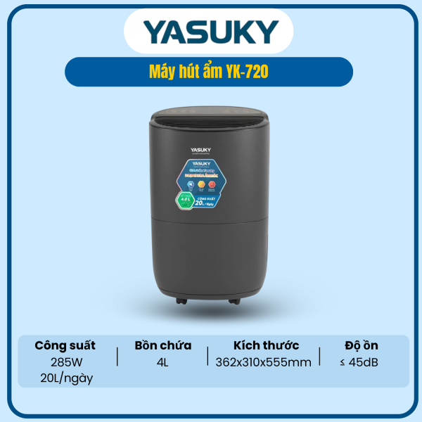 MÁY HÚT ẨM YASUKY YK-720