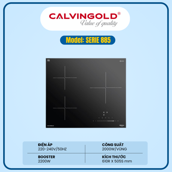 BẾP TỪ CALVINGOLD SERIE-885