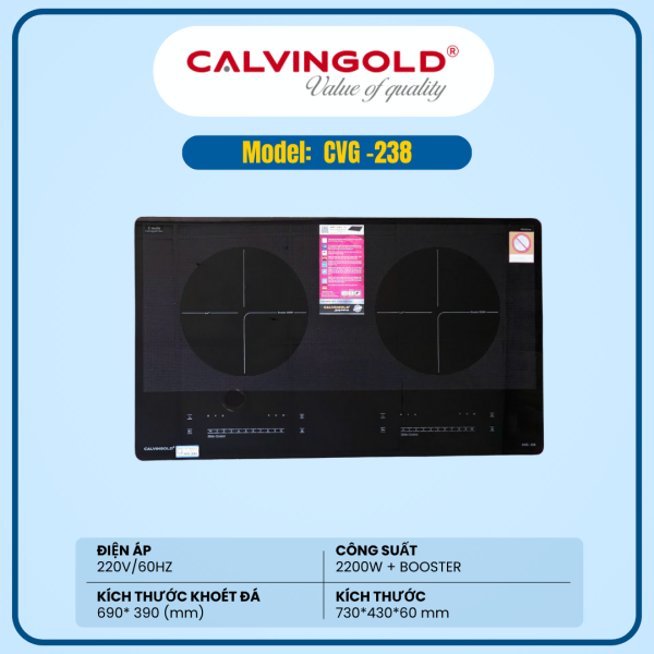 BẾP TỪ CALVINGOLD CVG-238