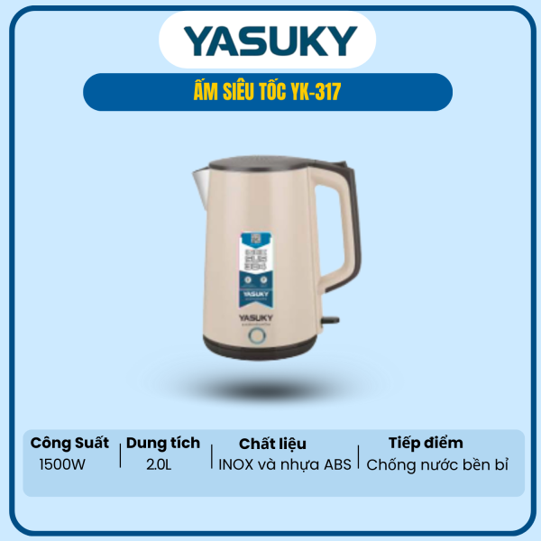 ẤM SIÊU TỐC YASUKY YK-317