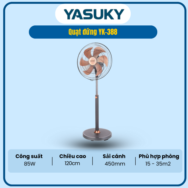 QUẠT ĐỨNG YASUKY YK-388