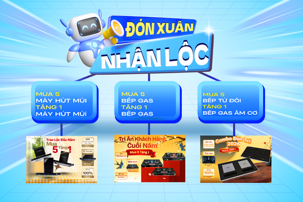 Chương Trình Đón Xuân Nhận Lộc  - ĐÓN 5 NHẬN 1