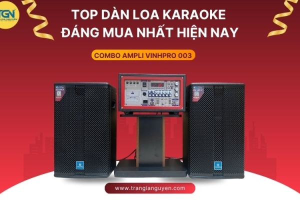 Top dàn loa karaoke đáng mua nhất hiện nay