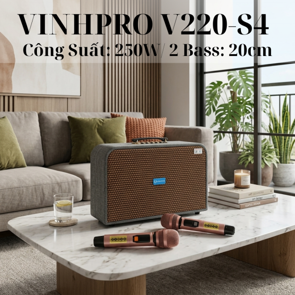 LOA XÁCH TAY VINHPRO V220-S4