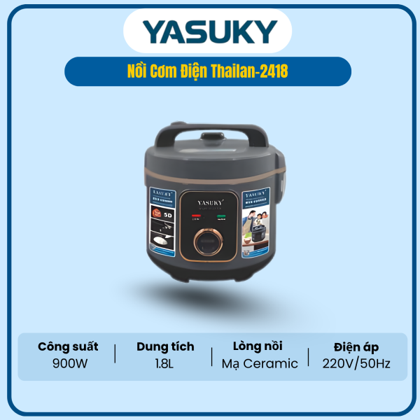 NỒI CƠM ĐIỆN YASUKY THAILAN-2418