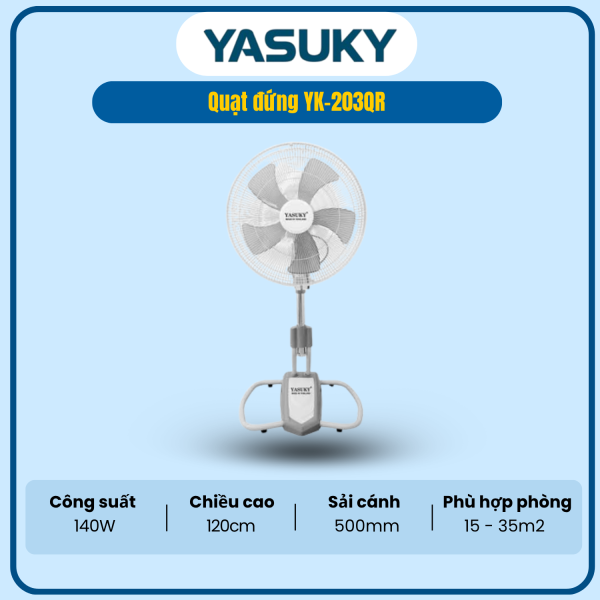 QUẠT ĐỨNG YASUKY YK-203QR